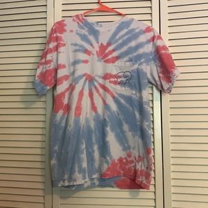 ✨Red, white and blue tie-dye Ivory Ella t-shirt